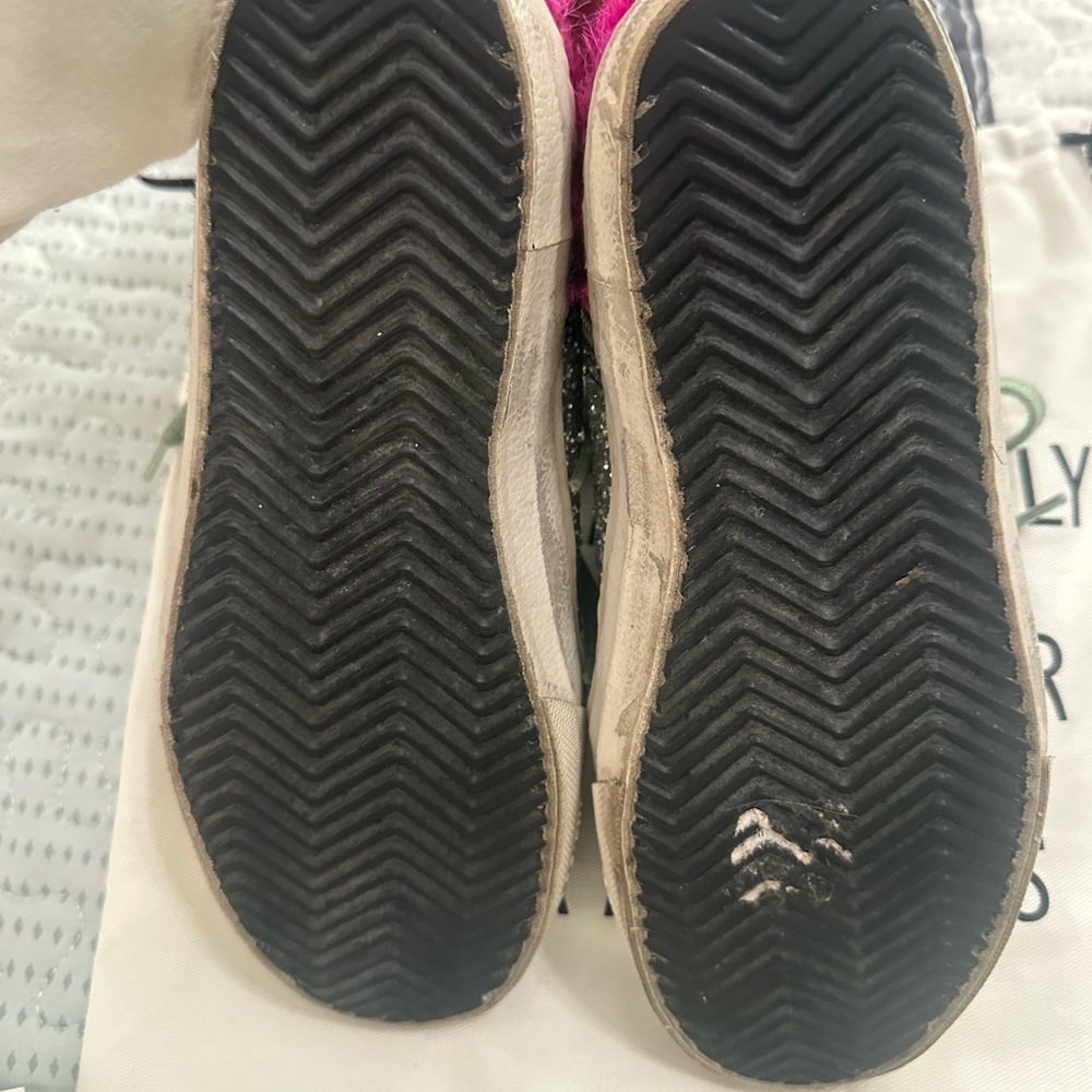 Golden Goose HTF Slides - Pink, Silver, and Yellow size 35 - Picture 5 of 9